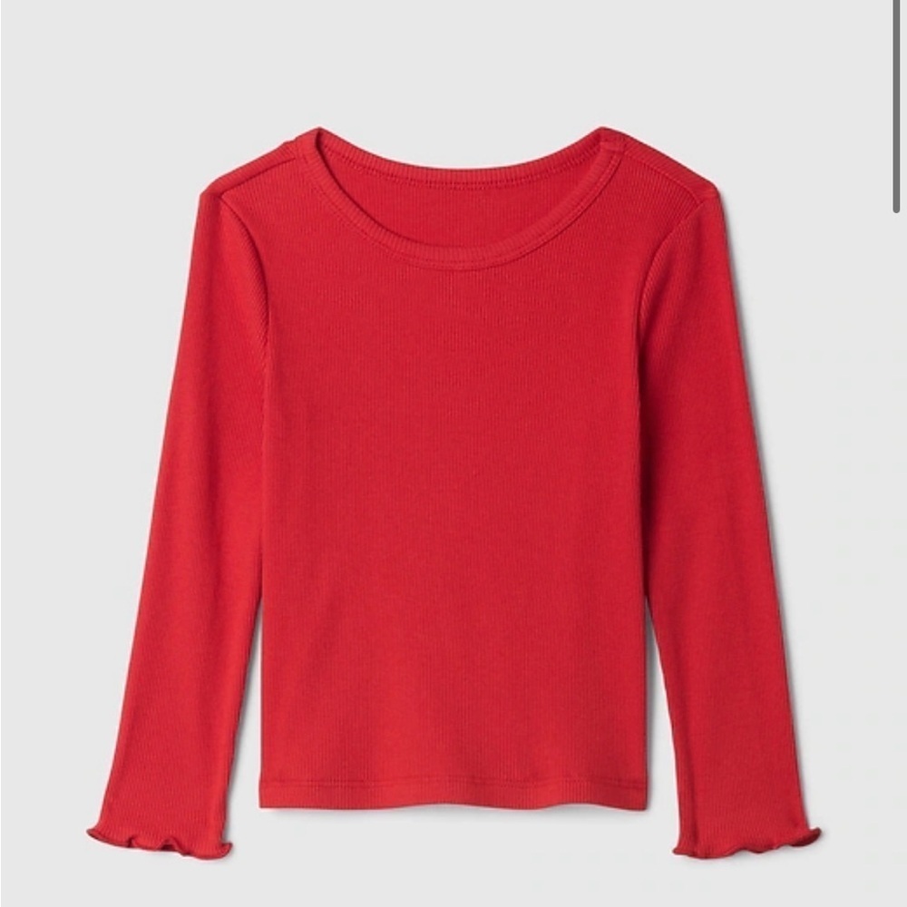 GAP Kids Red Long Sleeve Top